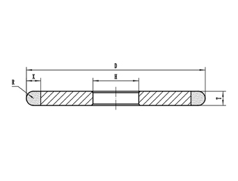 1F1 Shaped Grinding Wheel