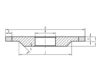 3A1 Shaped Grinding Wheel